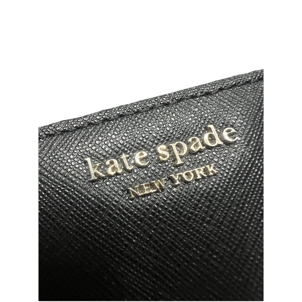 kate spade New York Black Saffiano Leather Wallet